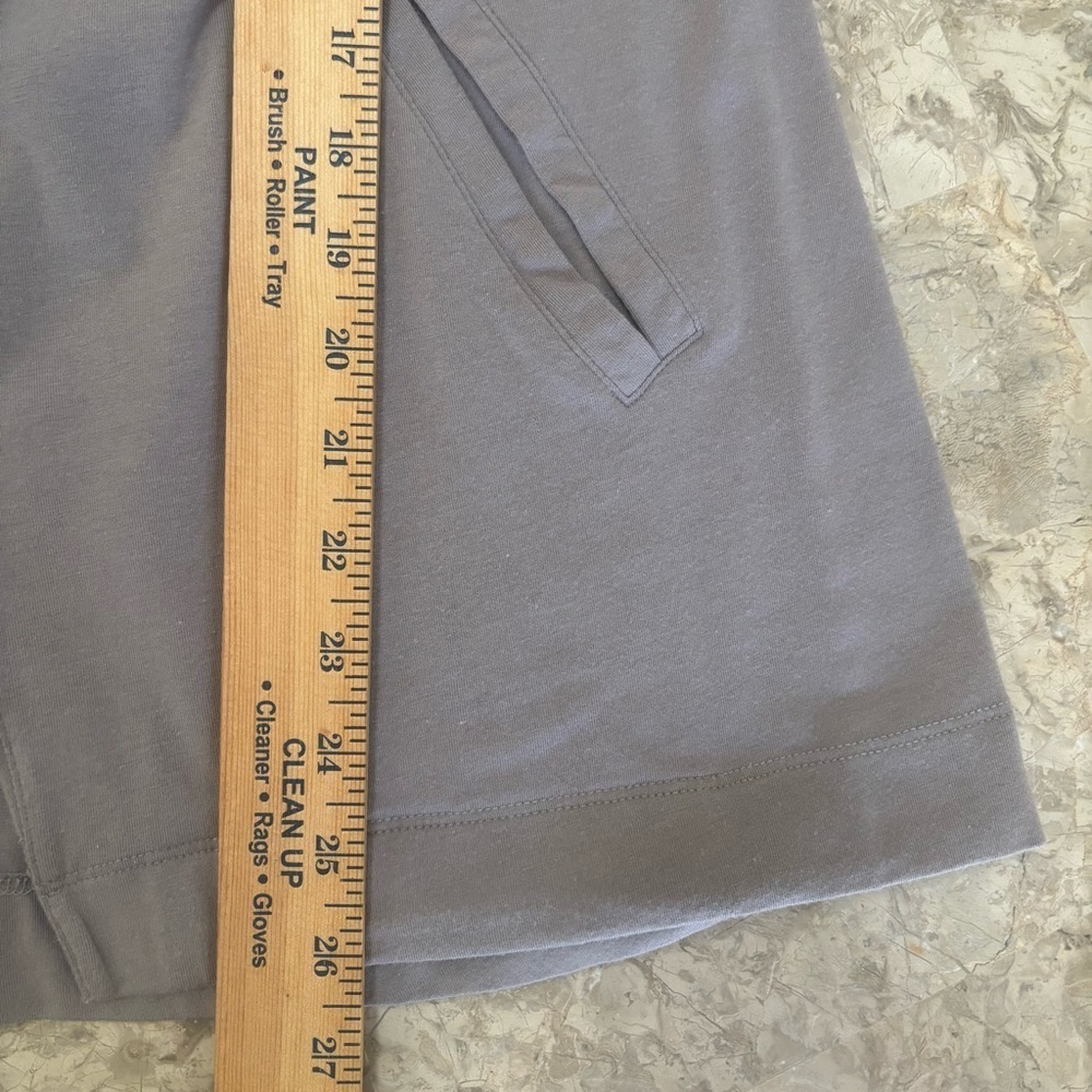 Soma Pima Cotton Modal Open Front Cardigan in Taupe– Size Large - Picture 5 of 7